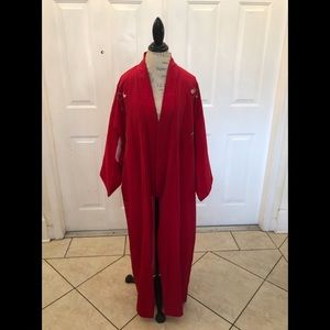 Vintage REDISH/PINK Japanese Kimono/Duster